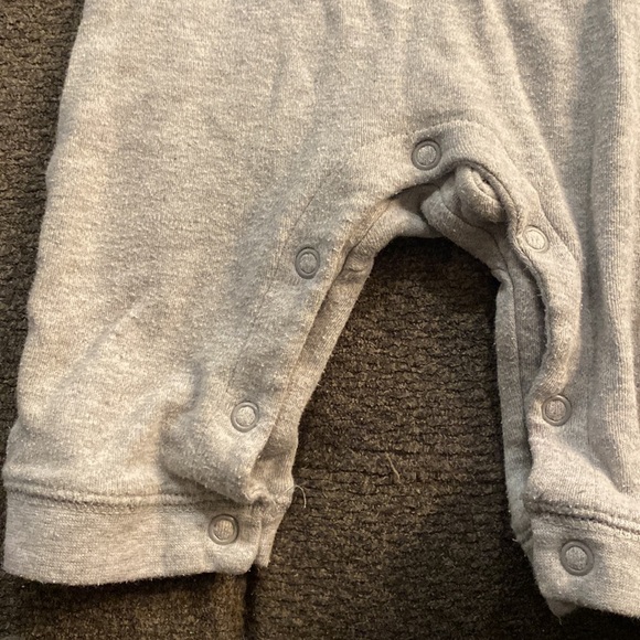 ♦️5 for $15♦️ 0-2 month baby boys just like daddy onesie footless pj romper - Picture 2 of 4